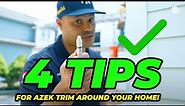 Mastering PVC Trim Installation: 4 Tips for Azek Trim Around Your Home! | CARPENTER’S TOUCH