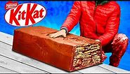 Giant KitKat | How to Make The World’s Largest DIY KitKat by VANZAI COOKING