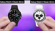 Galaxy Watch 4 Classic 46mm Vs Watch 4 Classic 42mm : Choosing the Right Fit for Your Wrist!