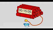 Countdown dynamite timer 30 MINUTES