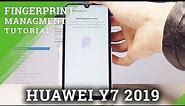 Set Up Fingerprint on HUAWEI Y7 2019 - Add Fingerprint Lock
