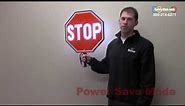 Hand Held LED Stop Sign & Stop/Slow Sign Demonstration