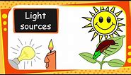 Science - Sources of Light - Basic - English
