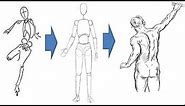 Figure Drawing Lessons 5/8 - Drawing The Manikin (Mannequin) Figure