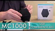 MOVO MC1000 USB Conference Computer Microphone Unboxing & Review