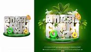 HOW TO DESIGN A 3D TEXT FLYER - PART 1 - FREE C4D PROJECT