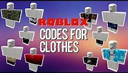 ROBLOX CLOTHES CODES (PANTS AND SHIRTS IDS)
