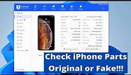 How to Check iPhone Parts are Original or Not | Check if iPhone parts are changed | 3utools