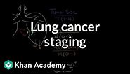 Lung cancer staging | Respiratory system diseases | NCLEX-RN | Khan Academy