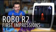 Robo R2 3D Printer First Impressions