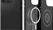 Spigen Rugged Armor (MagFit) Compatible with MagSafe Designed for iPhone 14 Pro Case (2022) - Matte Black