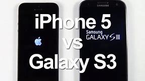 iPhone 5 vs. Galaxy S3, Which Is Faster?