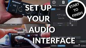 How to Set Up Your Audio Interface with Studio One | PreSonus
