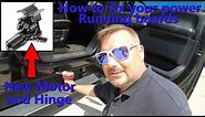 How to fix power running boards yourself.
