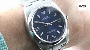 Rolex Oyster Perpetual 36 Explorer Dial Blue 116000 Luxury Watch Review