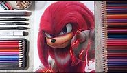 Drawing Knuckles (Sonic the Hedgehog 2) | Fame Art