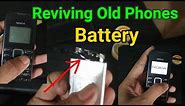 Reviving dead lithium battery of old nokia phones (EASY FIX)