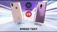 iPhone XS Max vs Galaxy S9 Plus SPEED TEST