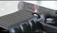 Fiber Laser Engraving Hand Gun Grip Stippling on BOSS FM Laser