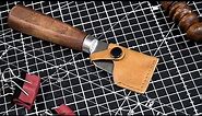 Leathercraft: Skiving Knife Sheath DIY | 3 min crafts