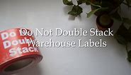 Do Not Double Stack 3 x 11 Inch Labels 250 Total Stickers on a Roll
