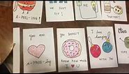DIY Pun Cards, Funny love cards, Valentine's cards tutorial