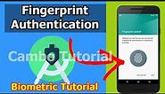 Login Biometric Fingerprint with Pattern PIN in Java Android Studio #cambotutorial