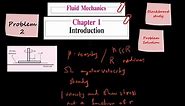 Fluid Mechanics Solution, Frank M. White, Chapter 1, P2