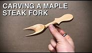 Hand Carving a Fork - No Power Tools