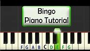 Easy Piano Tutorial: Bingo