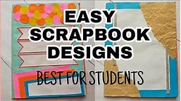 SCRAPBOOK COVER PAGE | HOW TO MAKE SCRAPBOOK | Crafts and DIYs