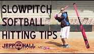 Jeff Hall Softball: Hitting Tips - Grip, Swing, and Follow-through