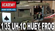 ACADEMY UH 1C Huey FROG Gunship Build Review