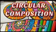 circular composition/ Design in circle/Circular Art