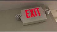 Exit Sign/Emergency Light Inspection 18 | Lithonia Quantum