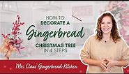 How to Decorate a Gingerbread Christmas Tree using Our Simple 4 Step Process