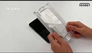 Whitestone Clear EA Glass for iPhone 15 series Installation