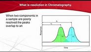 What is resolution in Chromatography. | Chromatography | Analytical Chemistry