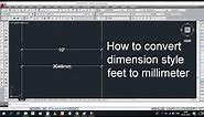 How to convert your dimension feet to meters easy method