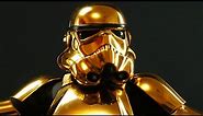 Hot Toys 1/6 Scale Gold Chrome Stormtrooper STAR WARS Movie Masterpiece Figure Review