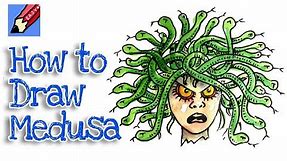 How to Draw Medusa the Gorgon Real Easy