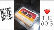 80’s Cassette Tape Cake 🎂