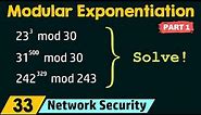 Modular Exponentiation (Part 1)