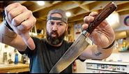 sharpening Fake Damascus knives