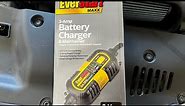 Everstart 3 Amp Battery Charger and Maintainer - Initial Review - only 21 dollars