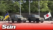 Japan provides Ukraine 100 military vehicles as promised at G7 summit