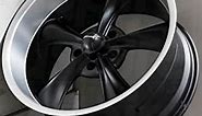 Ridler Style 695 695 Matte Black Wheel with Machined Lip (20x8.5"/5x127mm)