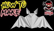 How to make: Origami Paper Bat