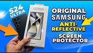 Original Samsung Screen Protector & Leather Case ( Anti-Reflection ) For Galaxy S24 Ultra Review