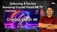 Samsung Crystal Vision 4K Smart TV Unboxing and 15 Days Review